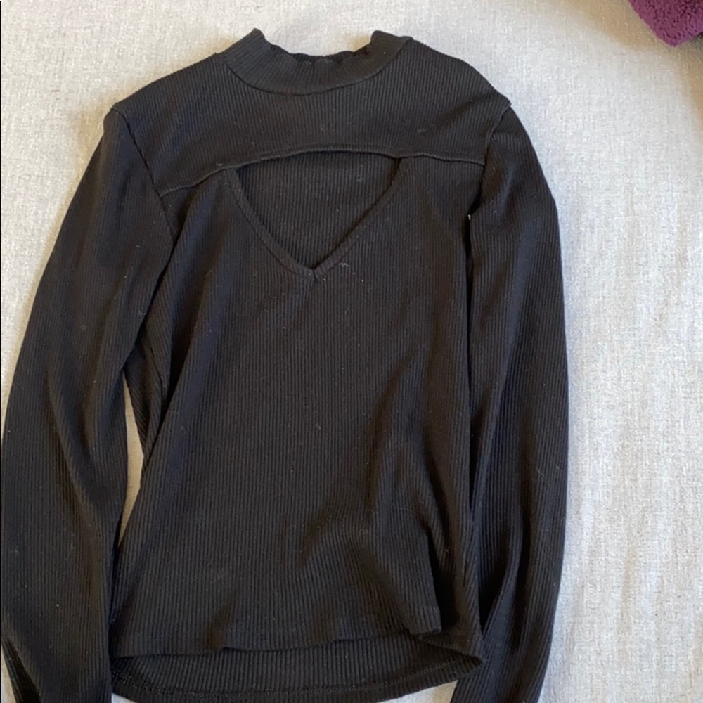 Long sleeve black shirt